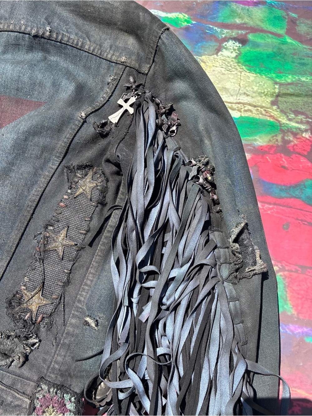 Goth Halloween horror zombie handmade costume - Picture 8 of 16